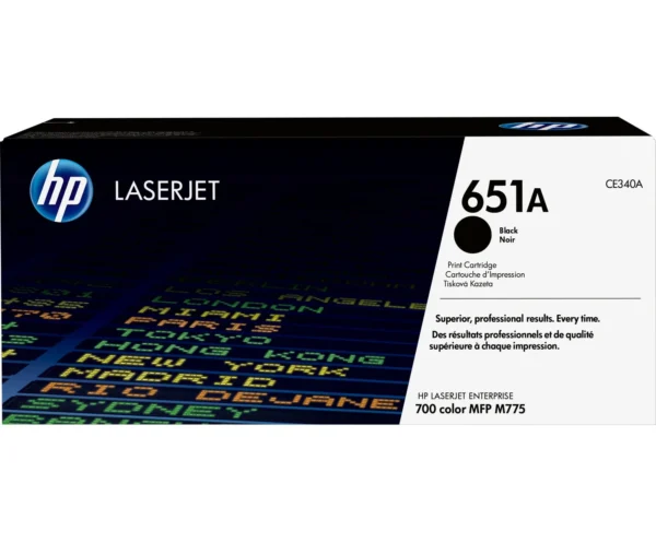 Toner HP Laser Jet 651A Black
